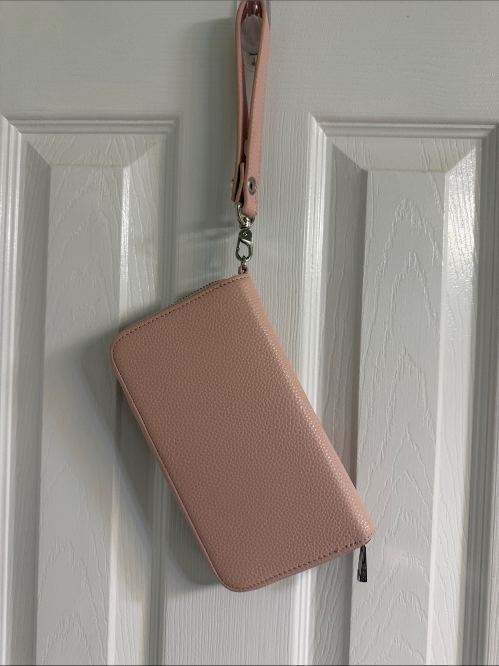 Thirty-One Pastel Pink Wristlet Wallet